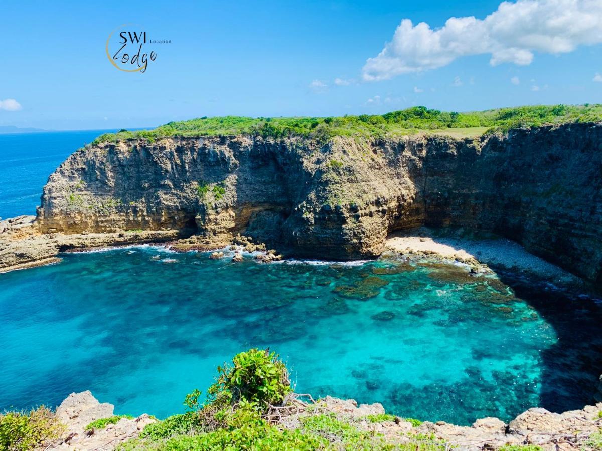 Swilodge Vue Sur Mer ! Petit Dejeuner Et Location De Voiture Possible Le Moule Luaran gambar